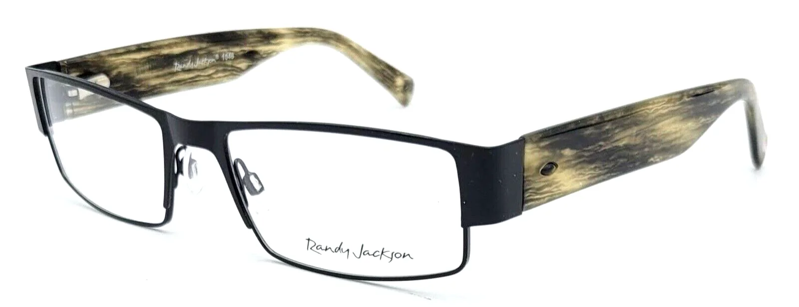 RANDY JACKSON - RJ1048 021 54/17/145 - BLACK - NEW Authentic MEN EYEGLASSES
