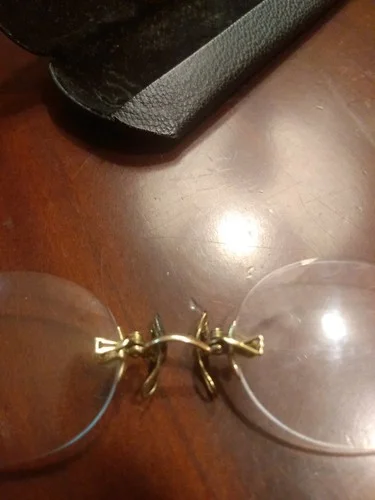 Rare 10K Gold Pince Nez Eye Glasses Ketcham & Mcdougall 1903 Vtg 2