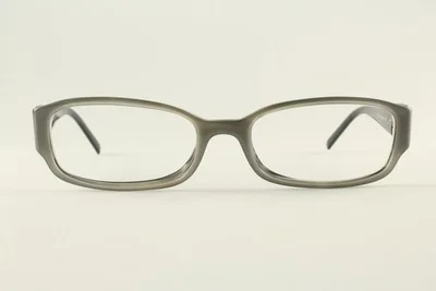 Rare Authentic Chanel 3131 c.845 Gray/Black 51mm Camellia Frames Glasses RX-able
