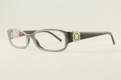 Rare Authentic Chanel 3131 c.845 Gray/Black 51mm Camellia Frames Glasses RX-able 2