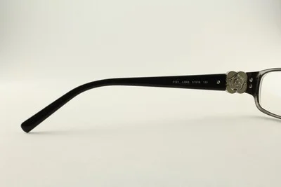 Rare Authentic Chanel 3131 c.845 Gray/Black 51mm Camellia Frames Glasses RX-able 4