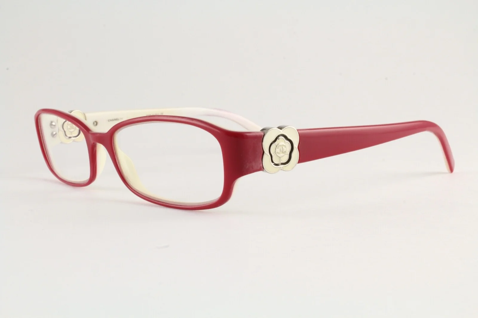 Rare Authentic Chanel 3131 c.965 Pink/White 51mm Glasses Frames Italy RX-able 2