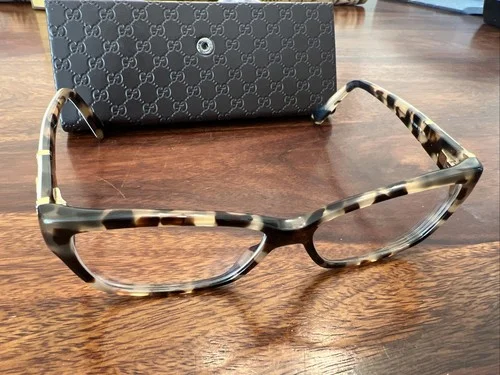 Rare Authentic Gucci GG 3559 L7B 135 53mm Havana Brown Cat Eye Frames Italy 2