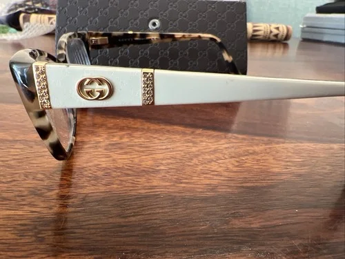 Rare Authentic Gucci GG 3559 L7B 135 53mm Havana Brown Cat Eye Frames Italy 3