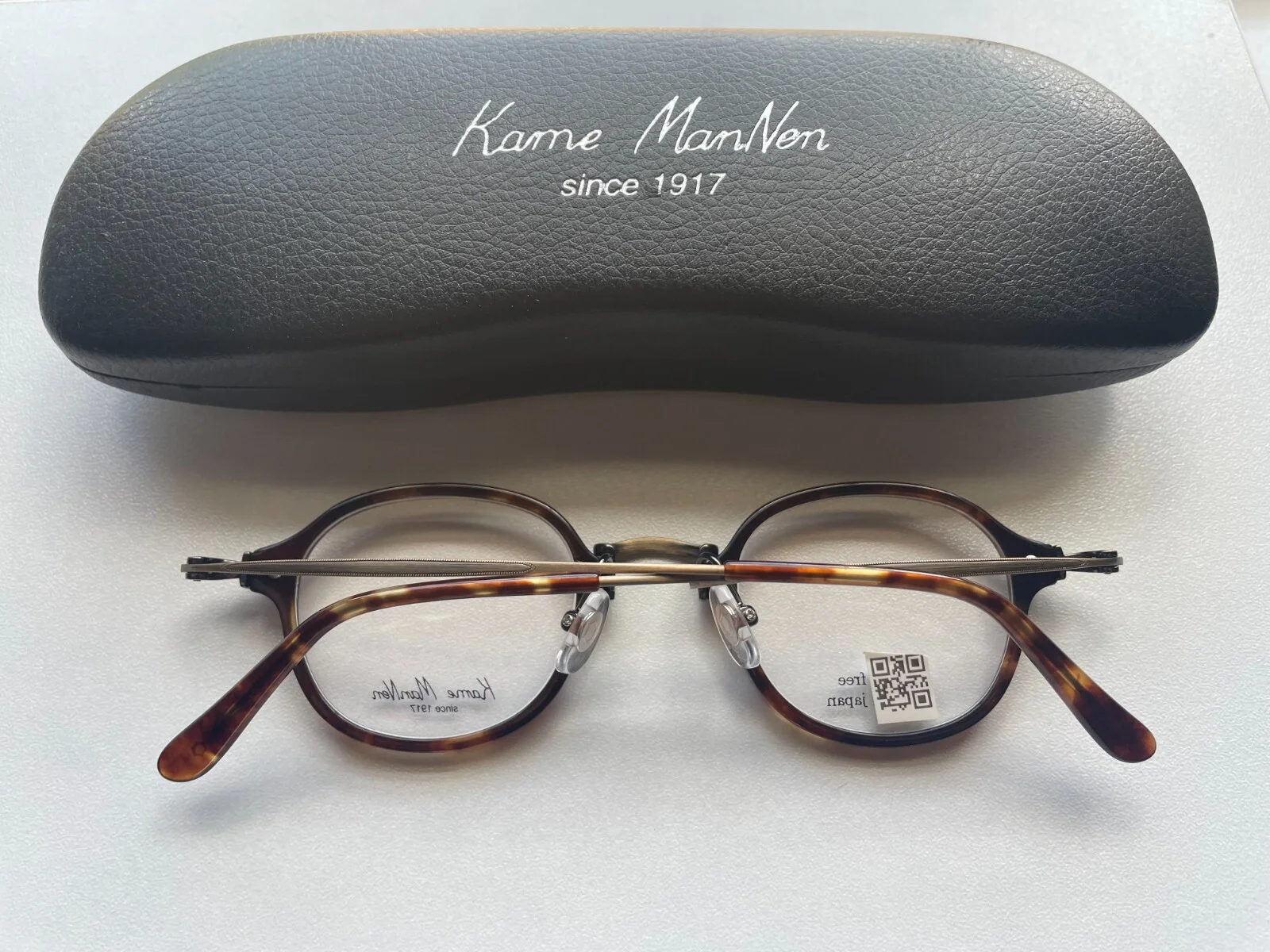 Rare AUTHENTIC Kame ManNen BRAND-NEW Eyeglasses/Tortoise-Steampunk Gold 2
