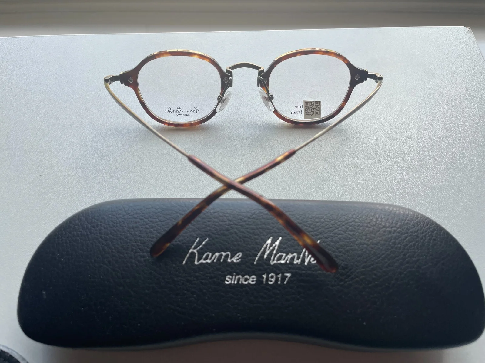 Rare AUTHENTIC Kame ManNen BRAND-NEW Eyeglasses/Tortoise-Steampunk Gold 3