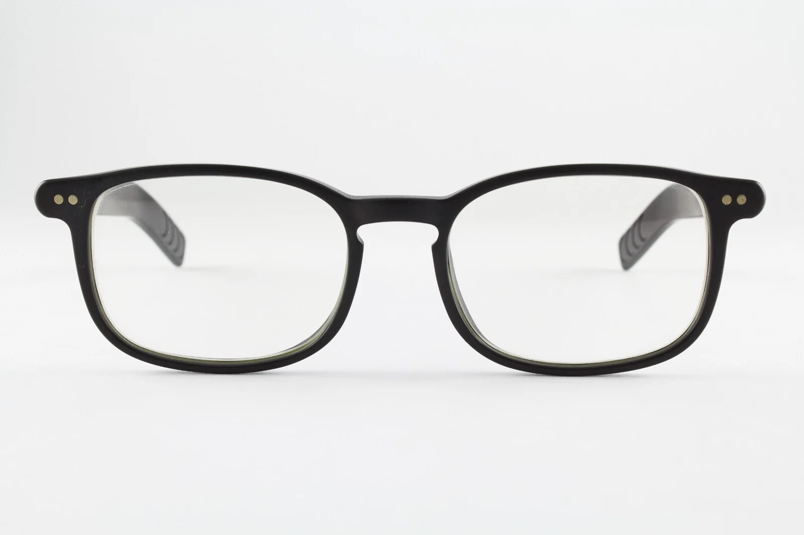 Rare Authentic Lunor A6 Mod. 244 col.01 50mm Matte Black Frames Glasses Germany 2