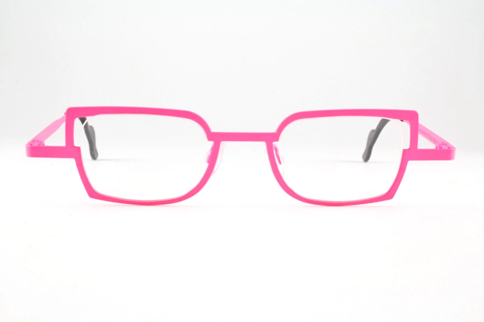 Rare Authentic Theo Transform 306 40mm Hot Pink Frames Glasses Belgium