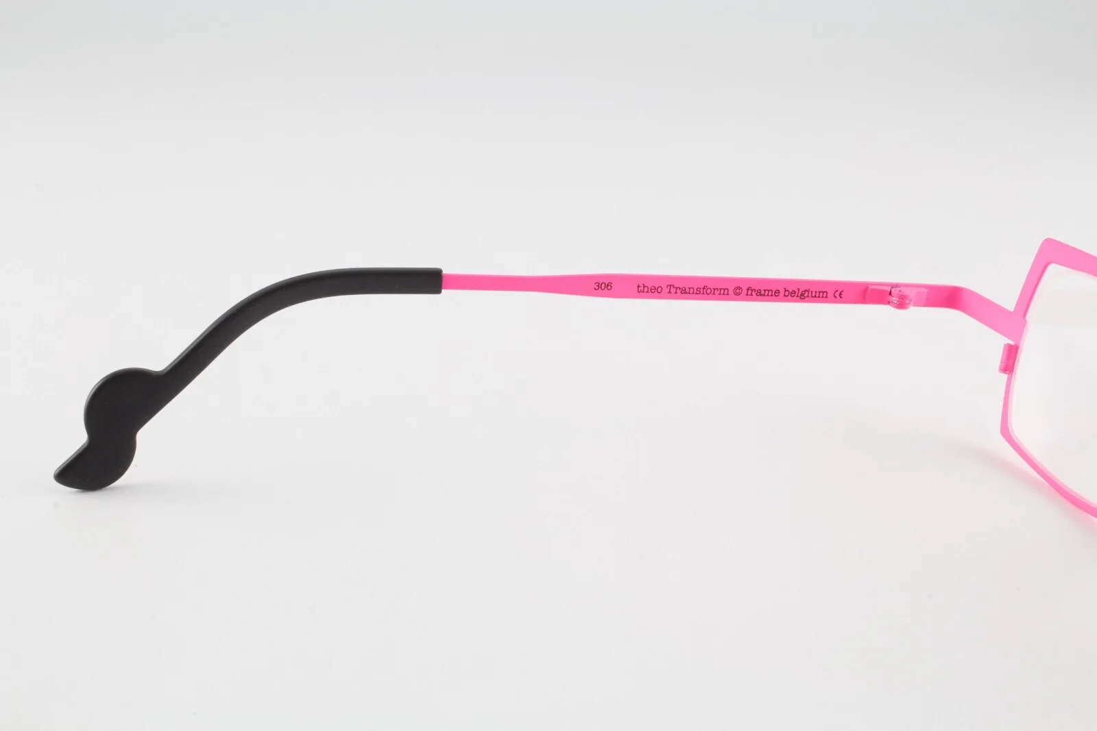 Rare Authentic Theo Transform 306 40mm Hot Pink Frames Glasses Belgium 4