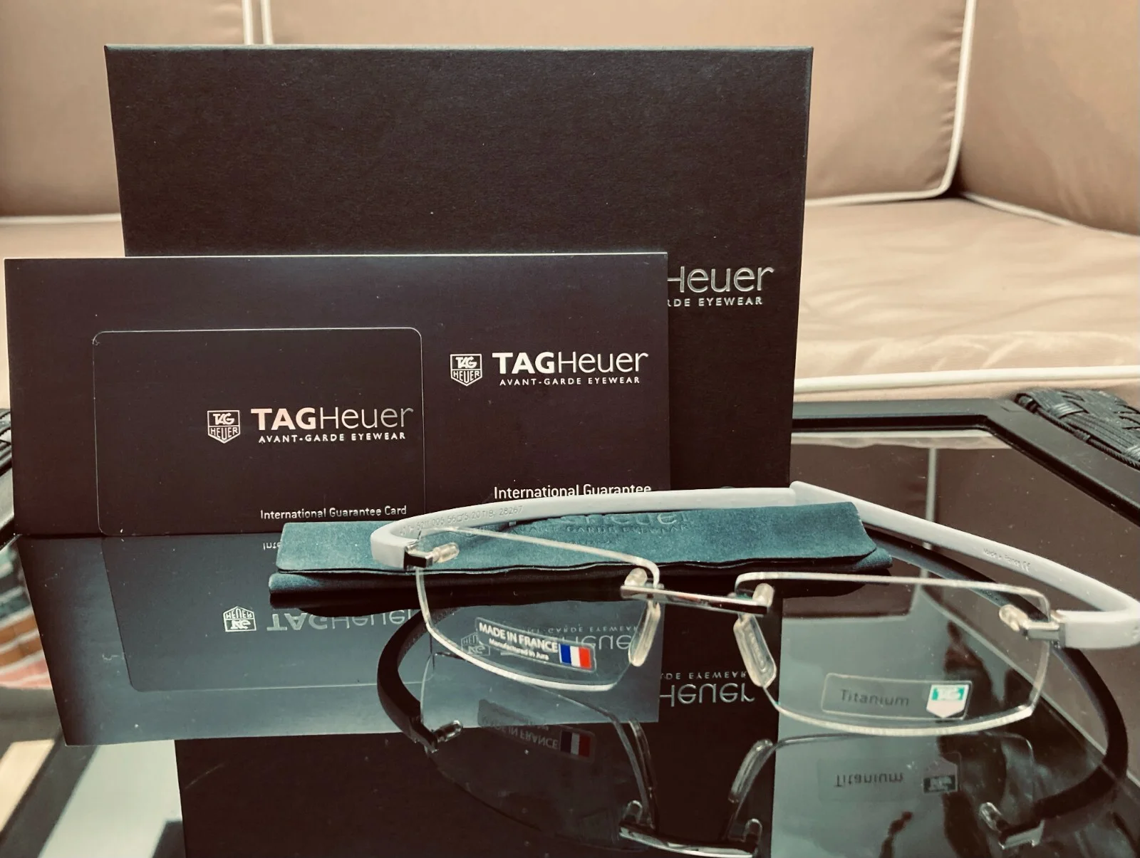 RARE Genuine TAG HEUER Reflex 3 Pure Rouge Cardinal EyeGlasses Frame TH 5211 005