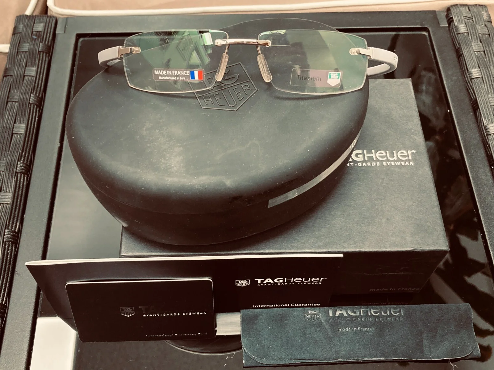 RARE Genuine TAG HEUER Reflex 3 Pure Rouge Cardinal EyeGlasses Frame TH 5211 005 2