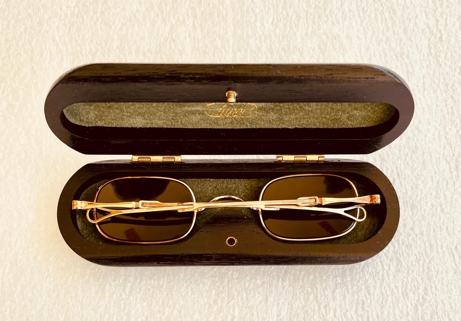 RARE LUNOR 100-B-6336 SUNGLASSES WITH CASE 2