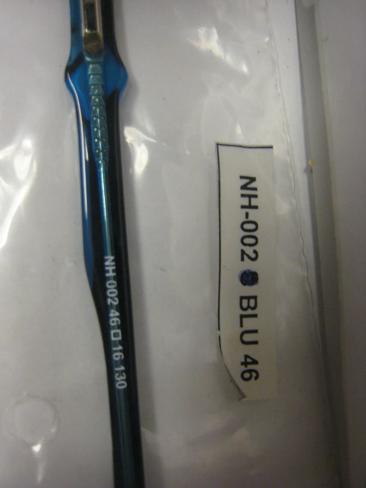 RARE NINJA HATTORI NH002 in BLUE 46-16-130 Eyeglass DEMO Frames W/Nick case 3