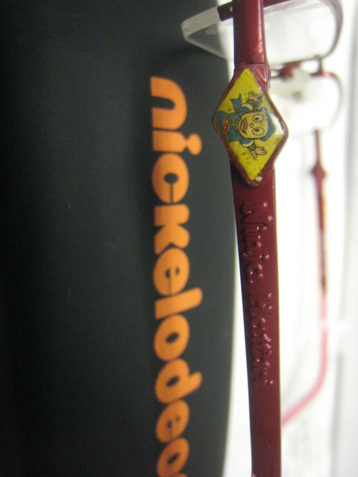 RARE NINJA HATTORI NH006 in RED 46-17-125 Eyeglass DEMO Frames W/Nick case 2