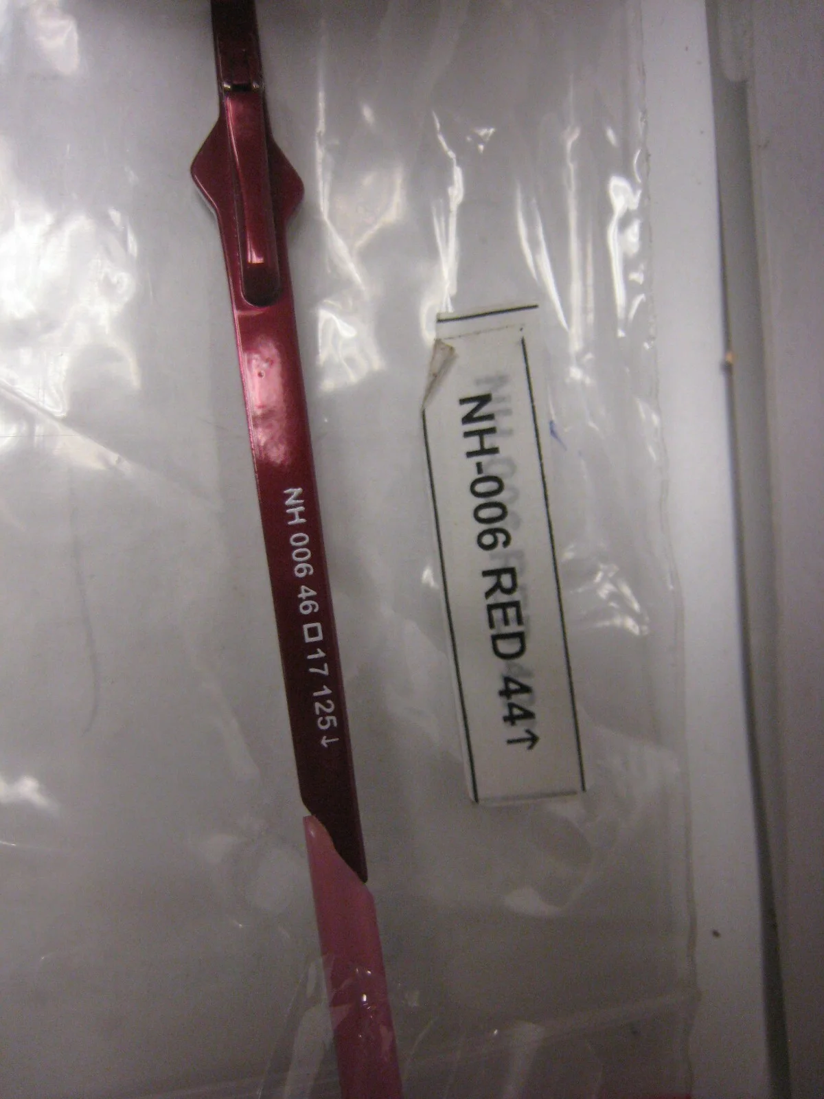 RARE NINJA HATTORI NH006 in RED 46-17-125 Eyeglass DEMO Frames W/Nick case 3