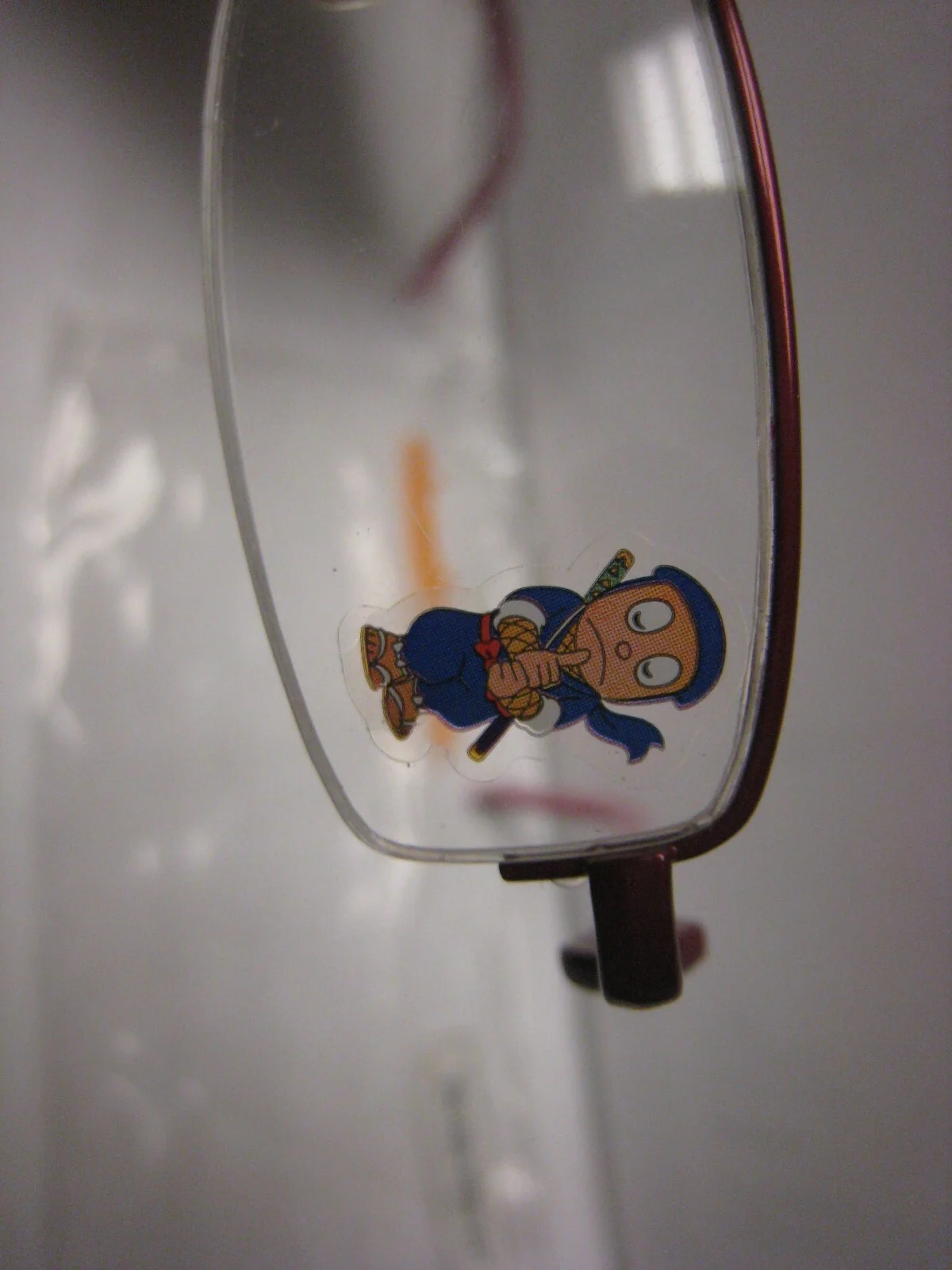 RARE NINJA HATTORI NH006 in RED 46-17-125 Eyeglass DEMO Frames W/Nick case 4
