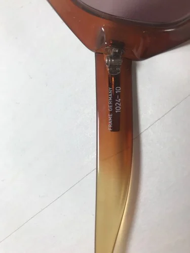 Rare Playboy by Optyl Sunglasses FRAMES ONLY 1024-10 Amber 51[]15 130 Germany 4