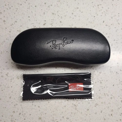 Ray-Ban Black Hard Clamshell Aviator Sunglasses Eyeglasses Case