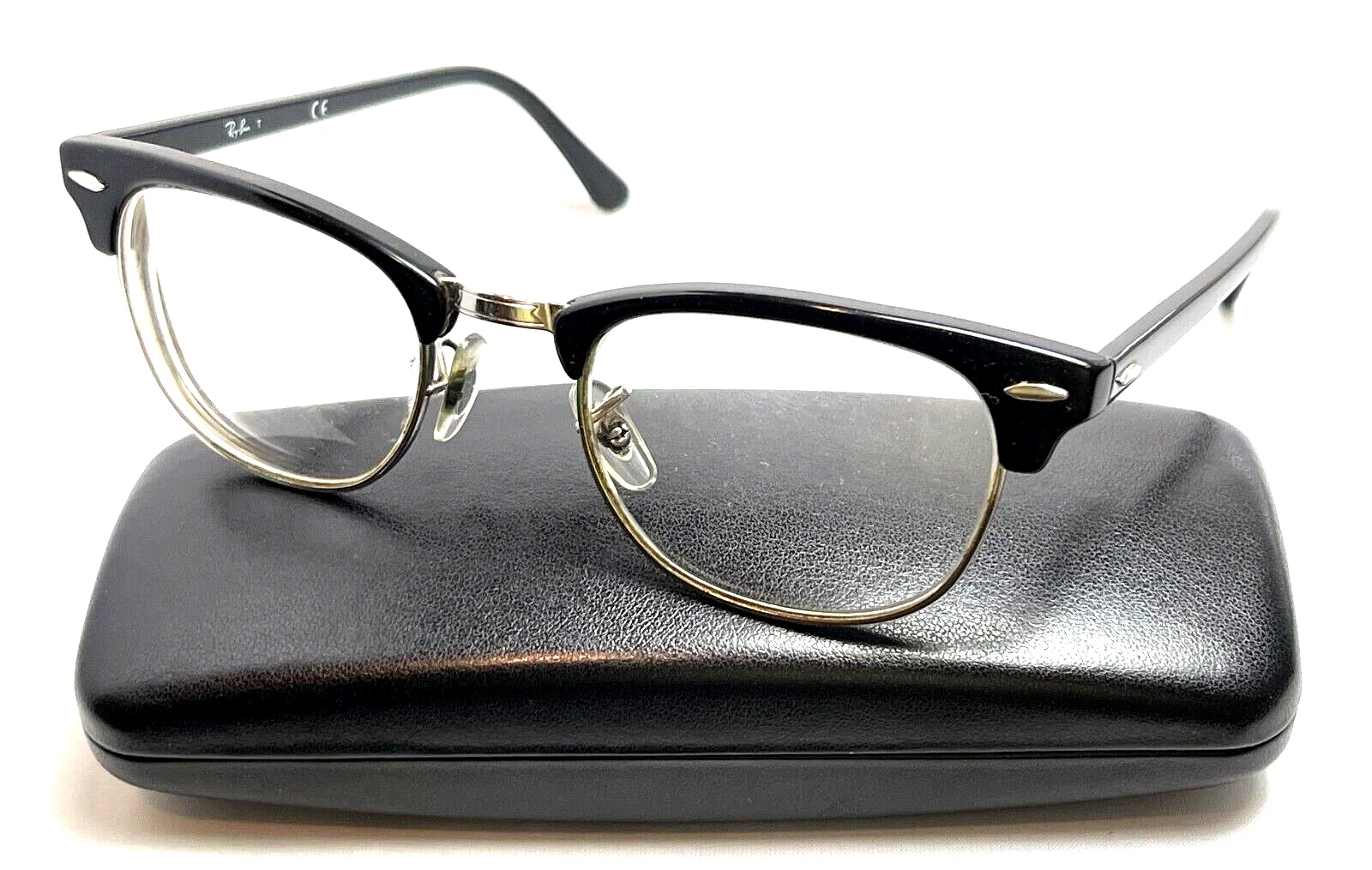 RAY-BAN CLUBMASTER RB 5154 2000 Black Plastic Square Eyeglasses Frames