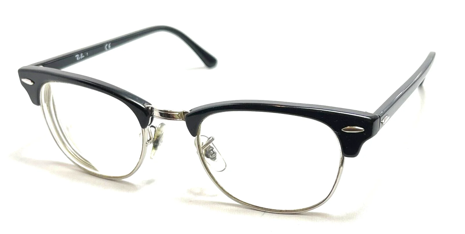 RAY-BAN CLUBMASTER RB 5154 2000 Black Plastic Square Eyeglasses Frames 2