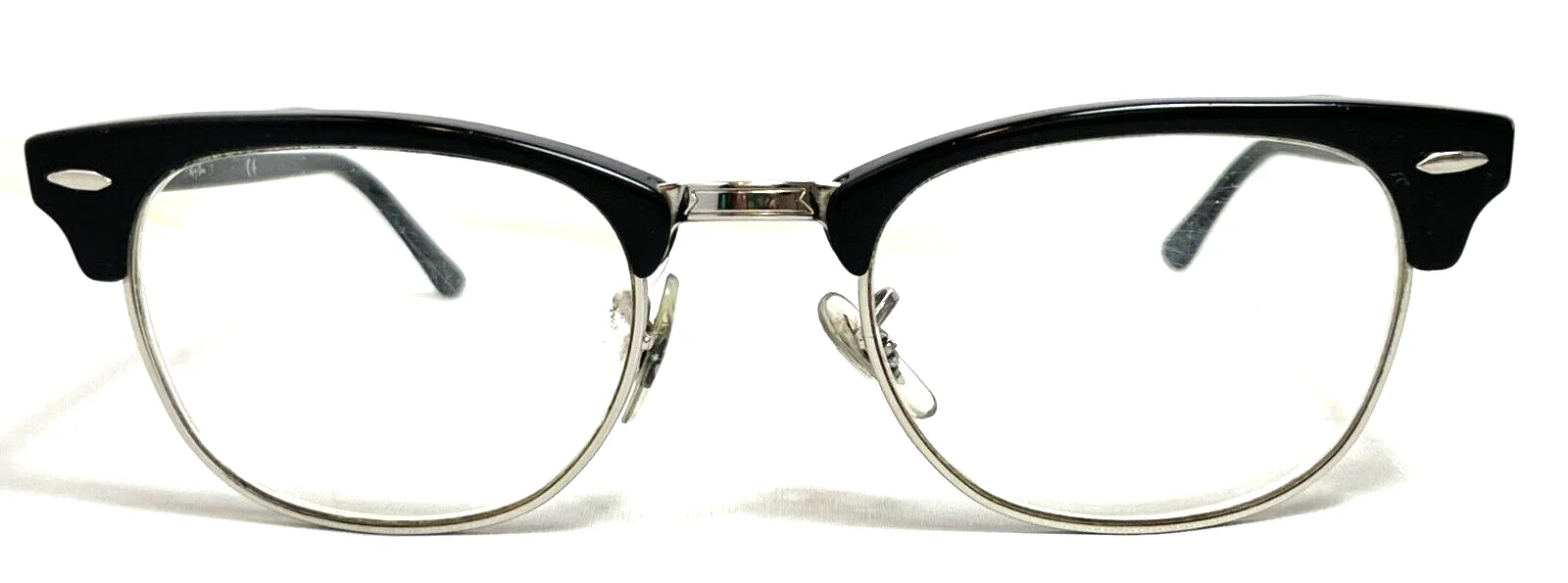 RAY-BAN CLUBMASTER RB 5154 2000 Black Plastic Square Eyeglasses Frames 3