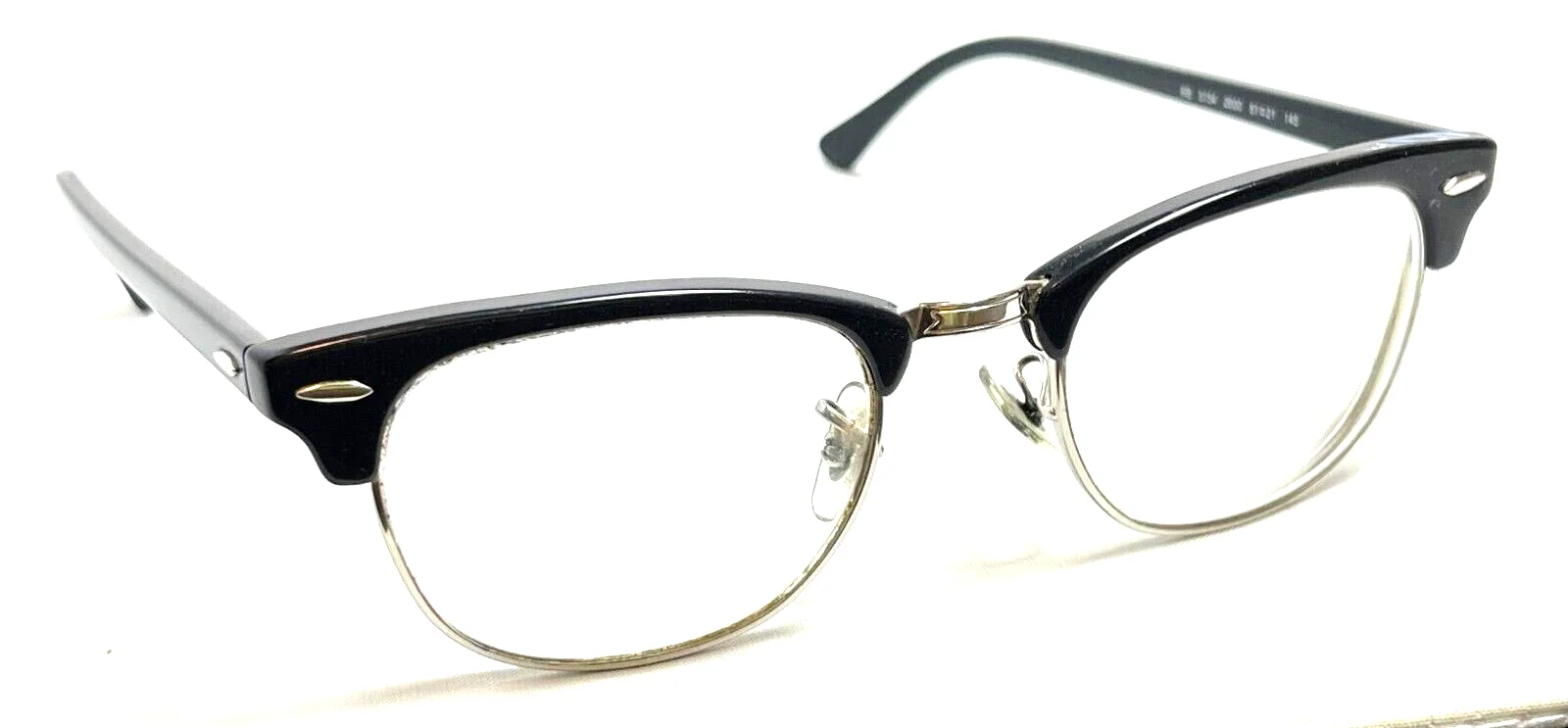 RAY-BAN CLUBMASTER RB 5154 2000 Black Plastic Square Eyeglasses Frames 4