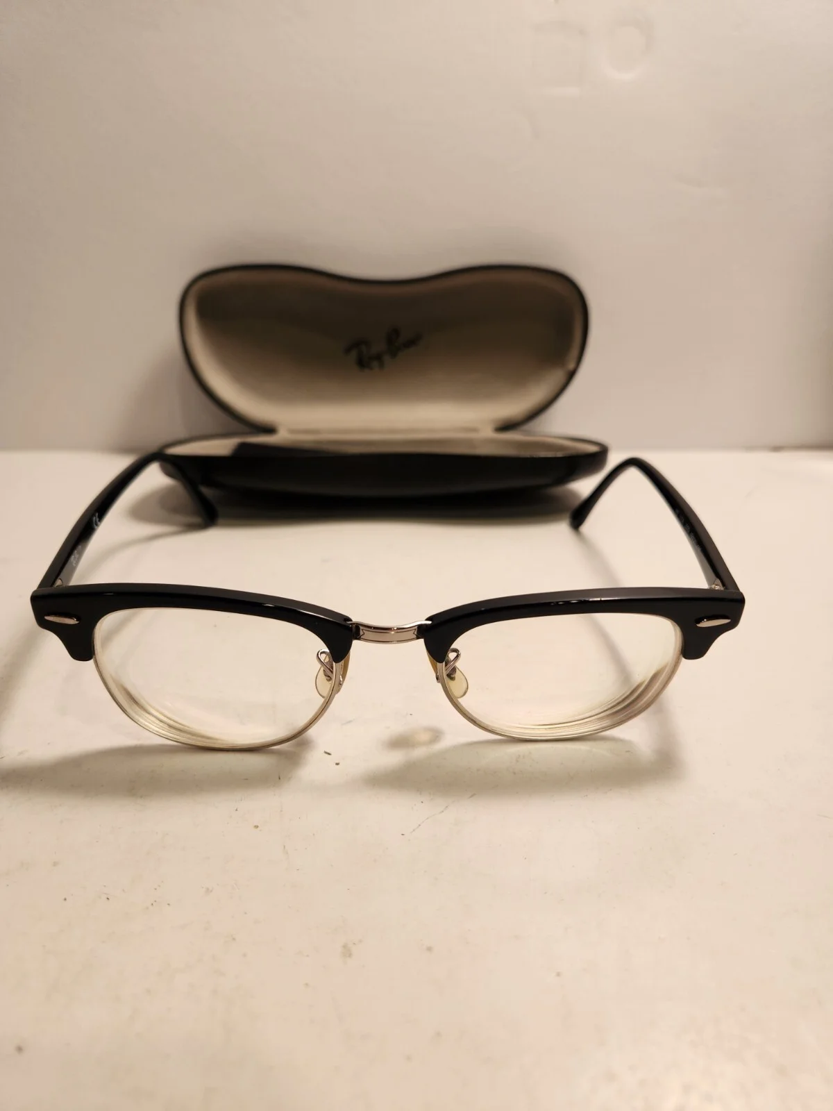 Ray Ban CLUBMASTER RX5154 2000 Black / Demo Lens 51mm Eyeglasses RB5154