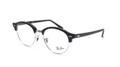 Ray-Ban Clubround Eyeglasses RB4246V 2000 Color Black 49-19-140 Brand New