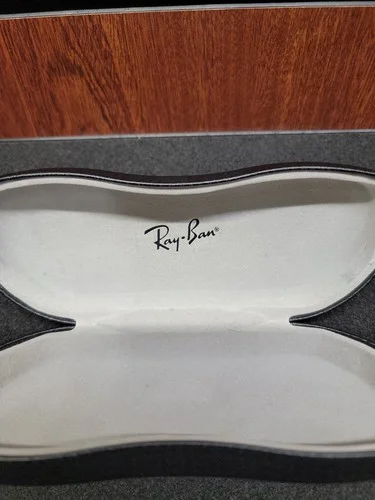 Ray Ban Eyeglass Black Carbon Fiber Clamshell Hard Case - New - Free Ship! 4