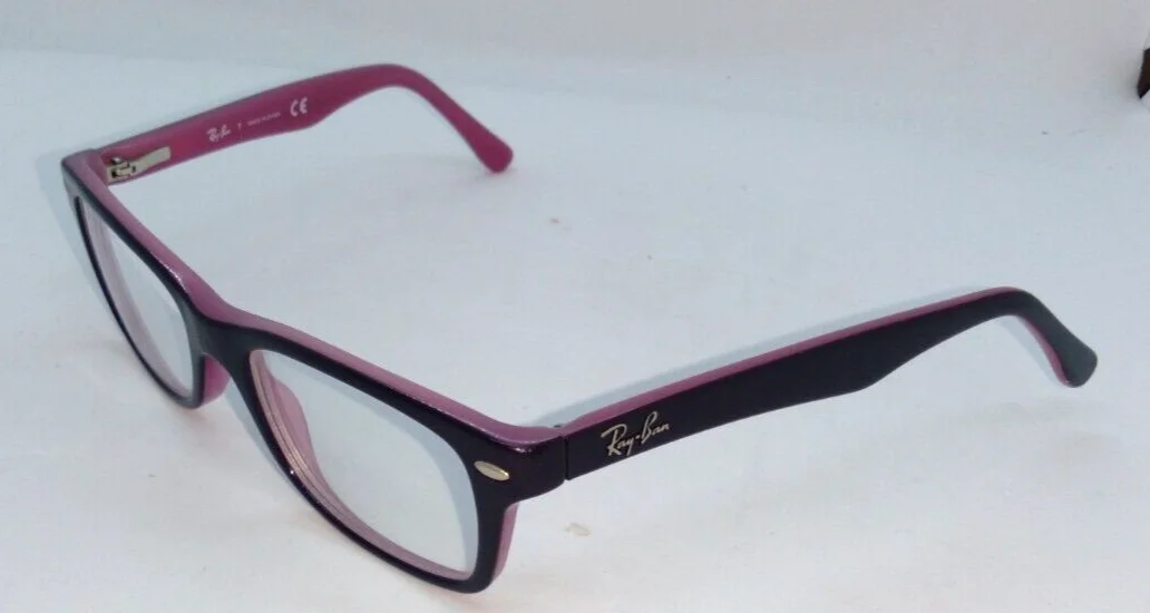 Ray Ban Eyeglass Frames Youth RB 1531 3702 Purple Full Rim 46-16-125 Flex Hinges 3