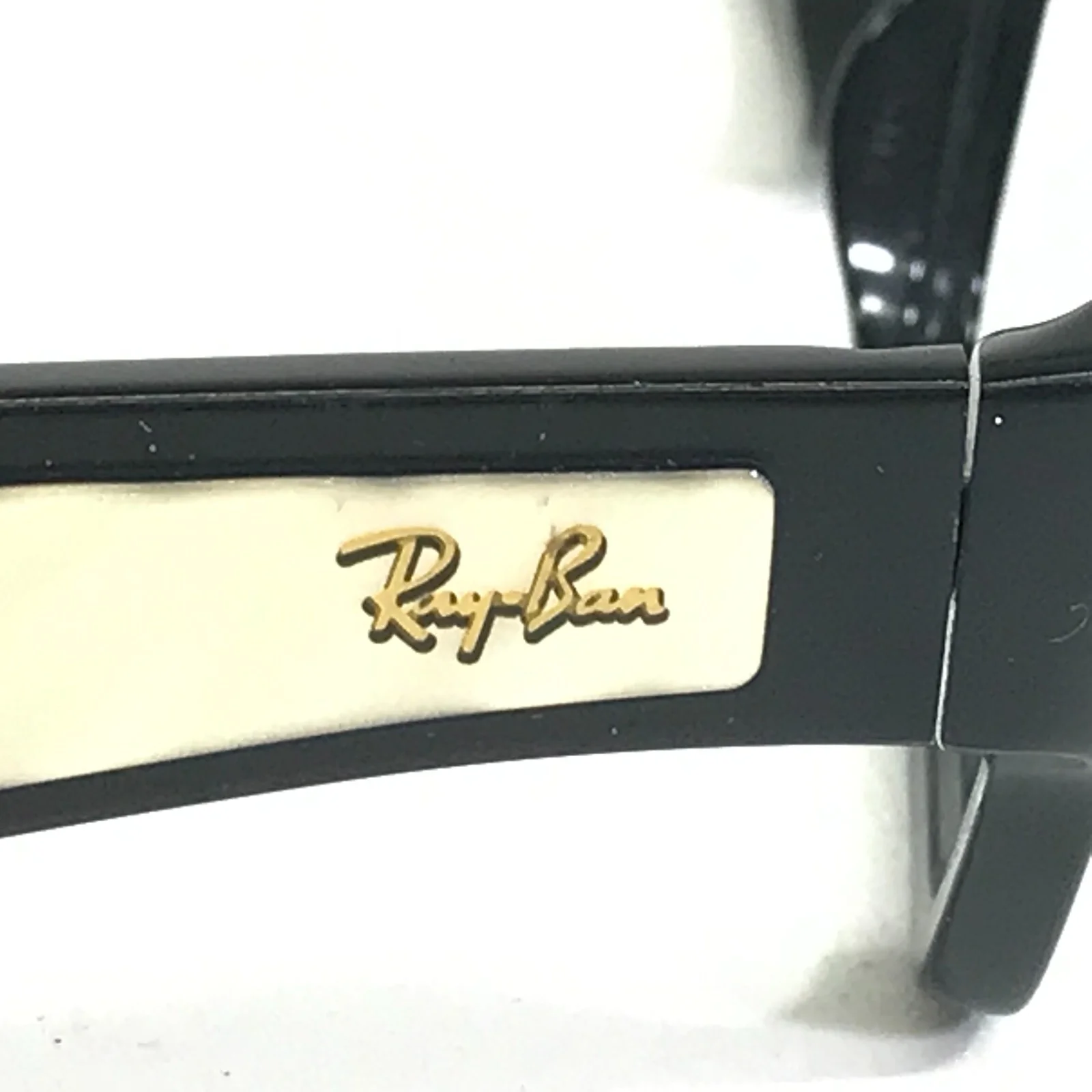 Ray-Ban Eyeglasses Frames RB 5183 2438 Black Gold Mother of Pearl 53-16-135 4