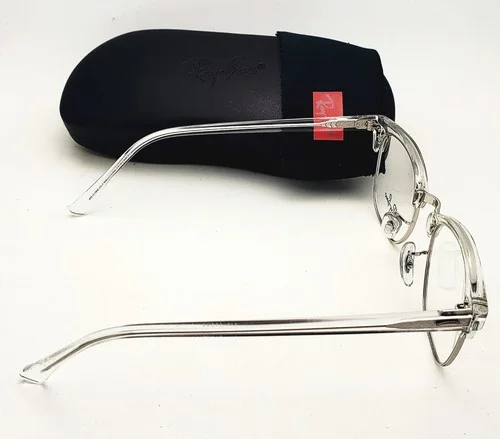 Ray-Ban Eyeglasses Frames RB5154 2001 Clear Silver Clubmaster 51-21-145 3