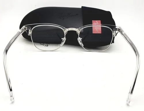 Ray-Ban Eyeglasses Frames RB5154 2001 Clear Silver Clubmaster 51-21-145 4