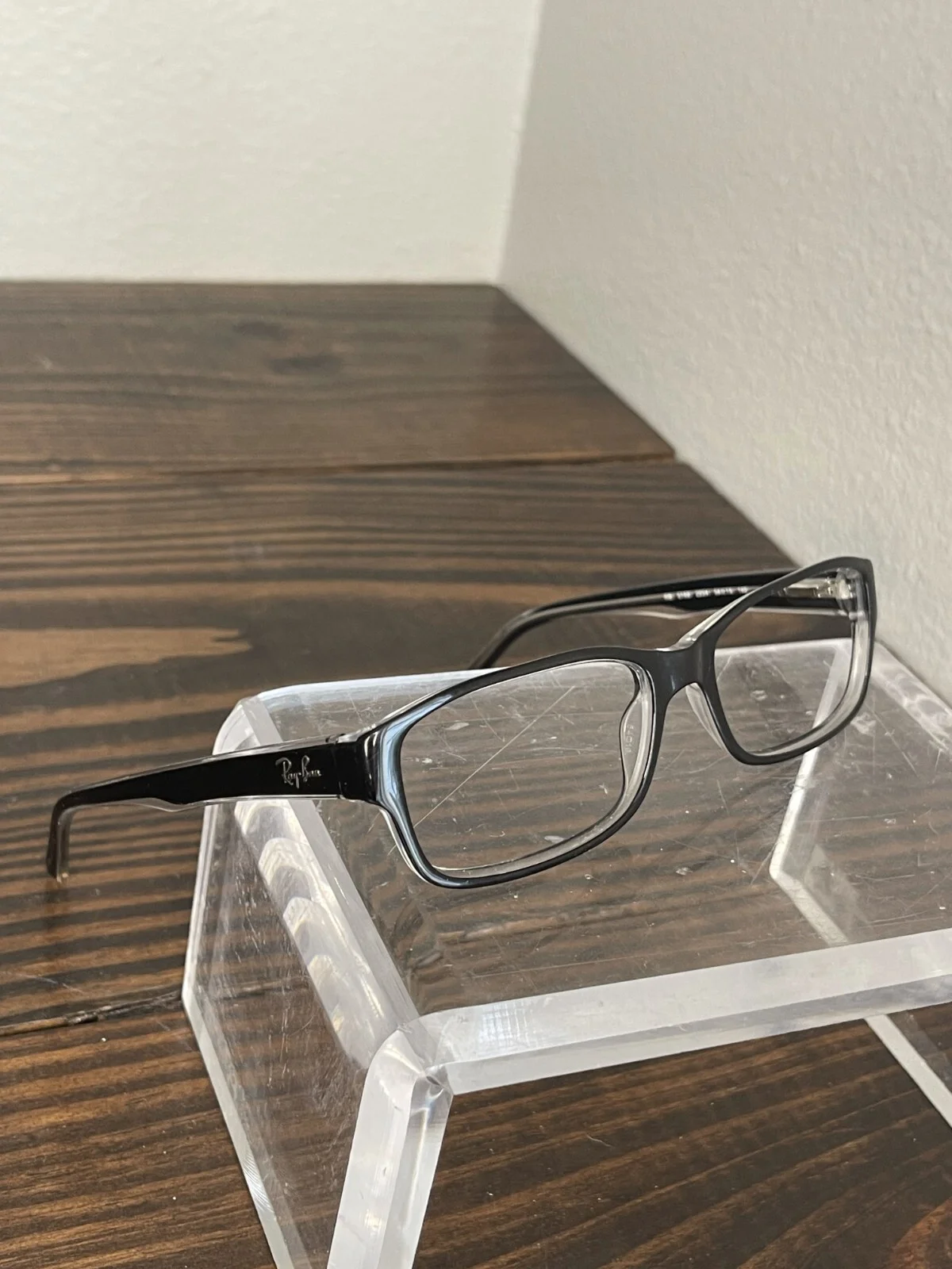 Ray-Ban Eyeglasses Frames RB5169 2034 Polished Black Clear Square 54-16-140
