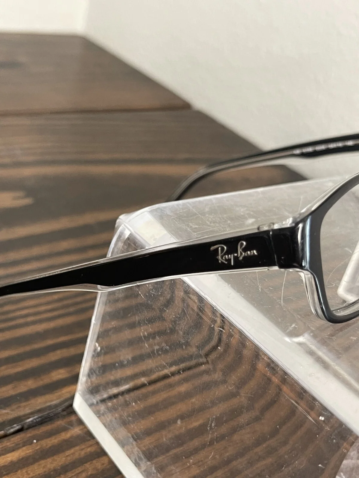 Ray-Ban Eyeglasses Frames RB5169 2034 Polished Black Clear Square 54-16-140 3