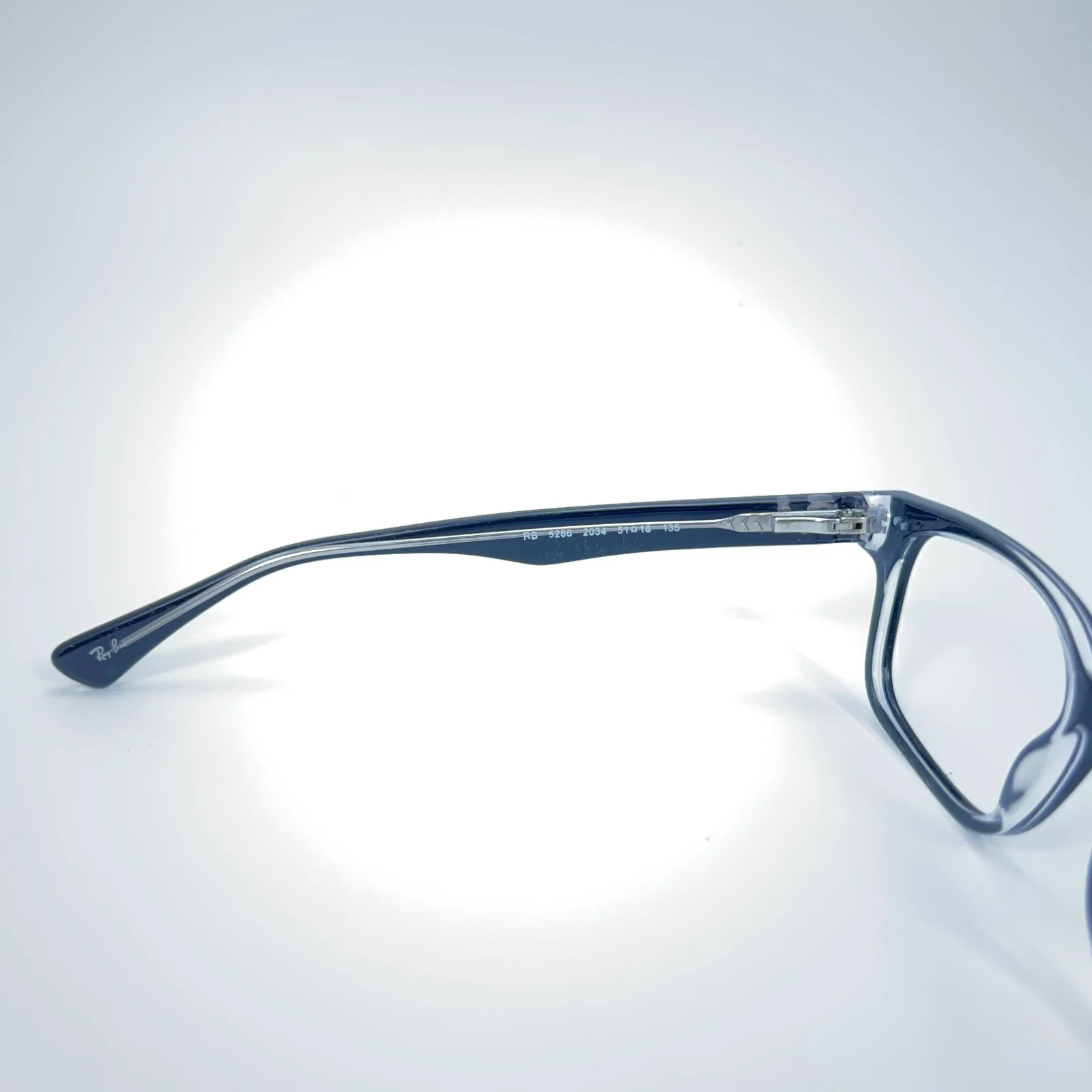 Ray-Ban Eyeglasses Frames RB5286 2034 Black Clear Square Full Rim 51-18-135 4