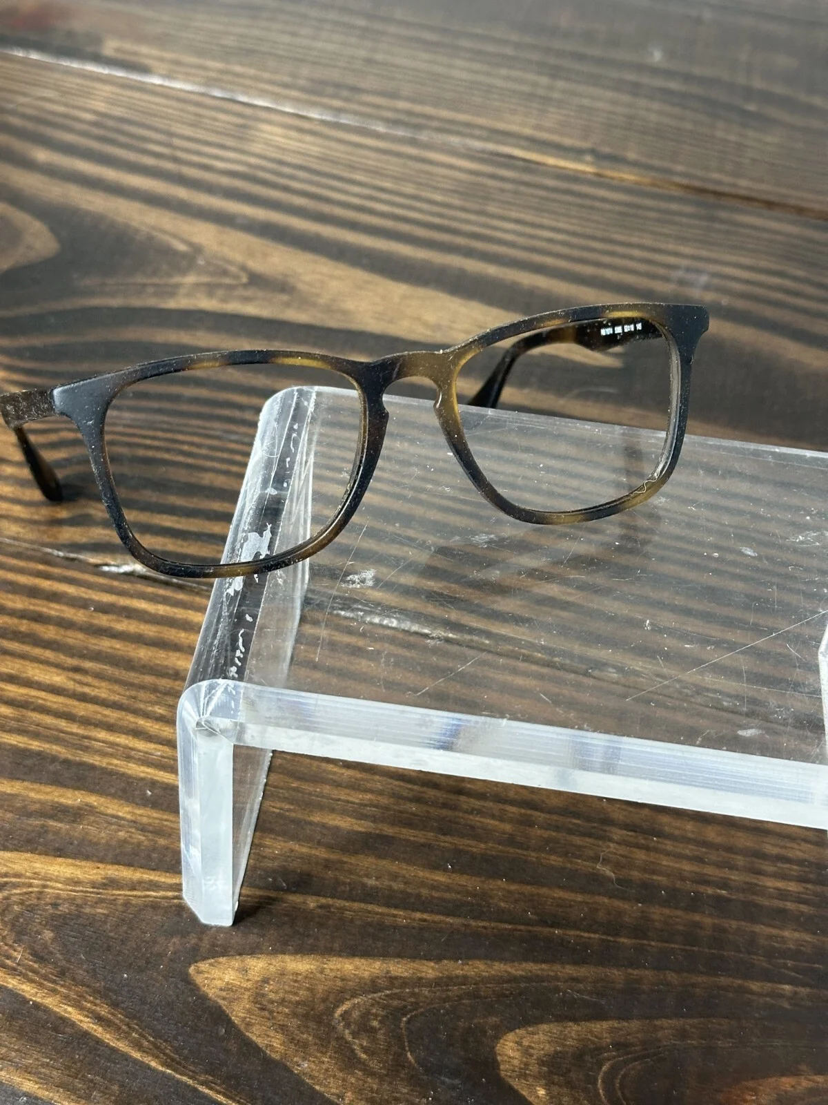 Ray-Ban Eyeglasses Frames RB7074 5365 Matte Brown Tortoise Square 52-18-145 2