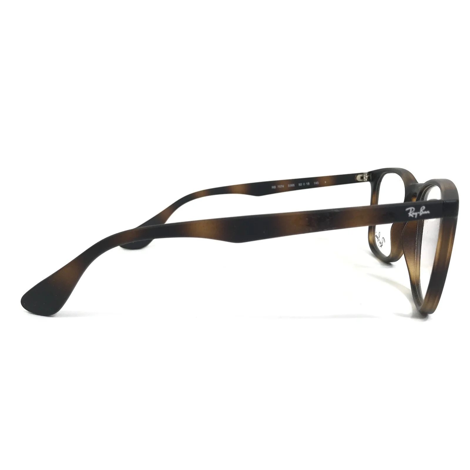 Ray-Ban Eyeglasses Frames RB7074 5365 Matte Tortoise Square Full Rim 52-18-145 3