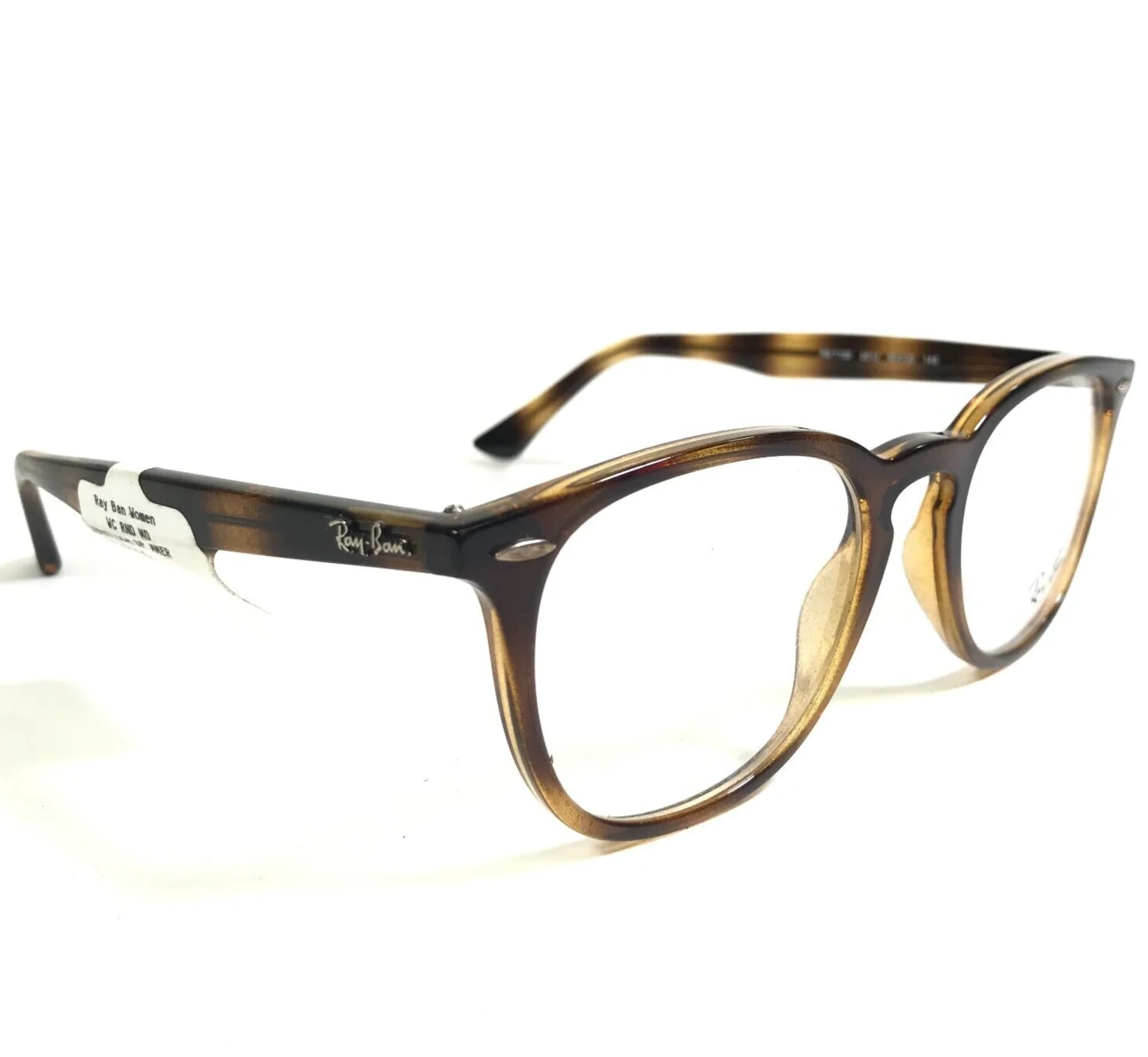 Ray-Ban Eyeglasses Frames RB7159 2012 Clear Havana Tortoise Round 50-20-145 2