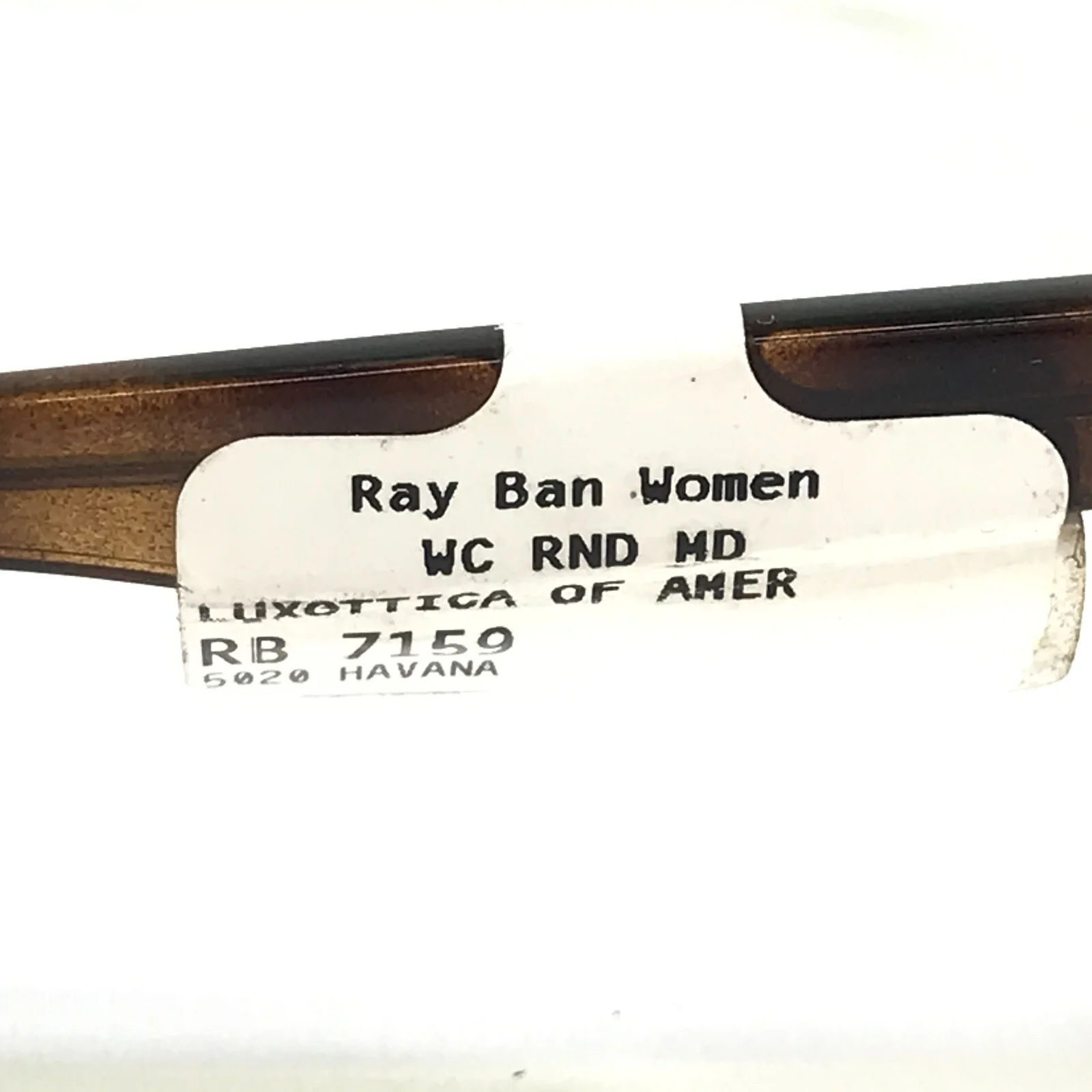Ray-Ban Eyeglasses Frames RB7159 2012 Clear Havana Tortoise Round 50-20-145 4