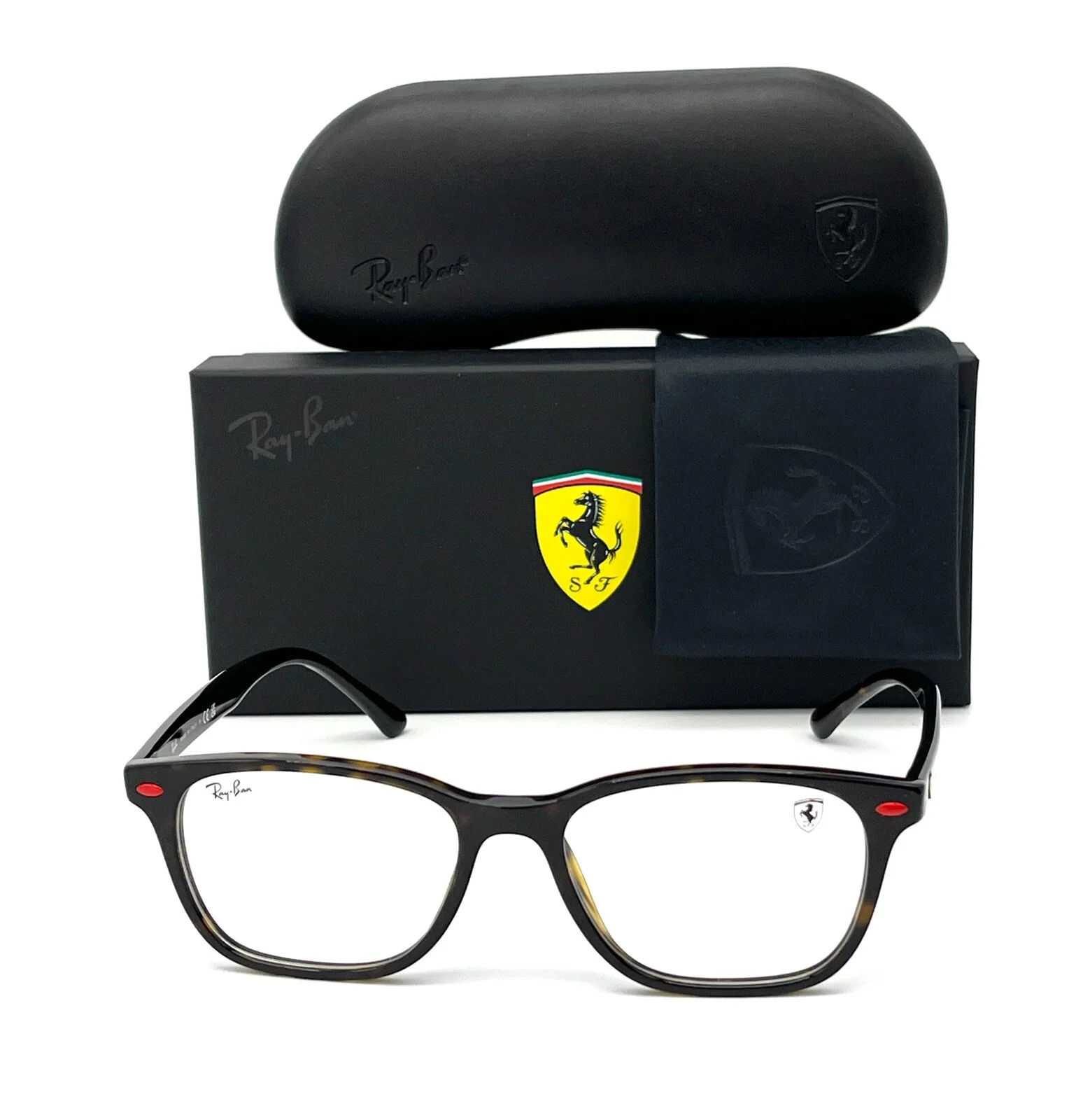 Ray Ban FERRARI RX5405M F613 Havana / Demo Lens 53mm Eyeglasses RB5405M 2