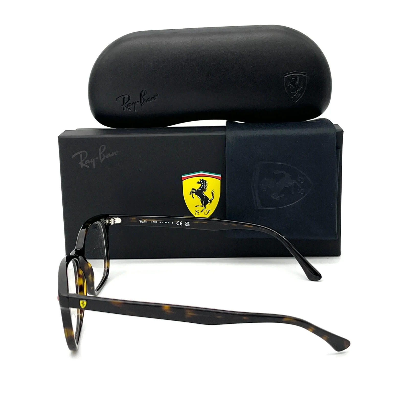 Ray Ban FERRARI RX5405M F613 Havana / Demo Lens 53mm Eyeglasses RB5405M 3