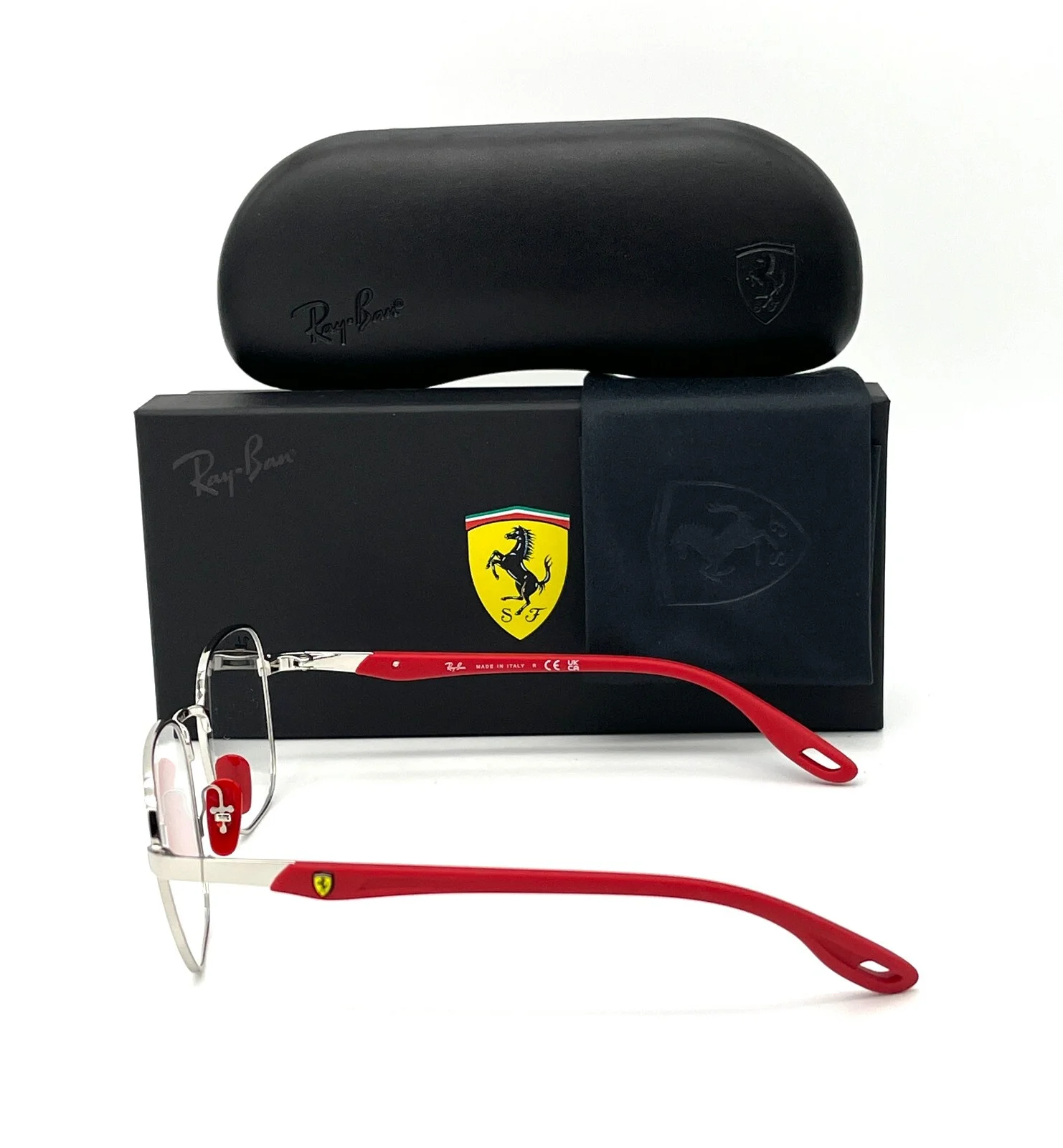 Ray Ban FERRARI RX6484M F007 Silver / Demo Lens 51mm Eyeglasses RB6484M 3
