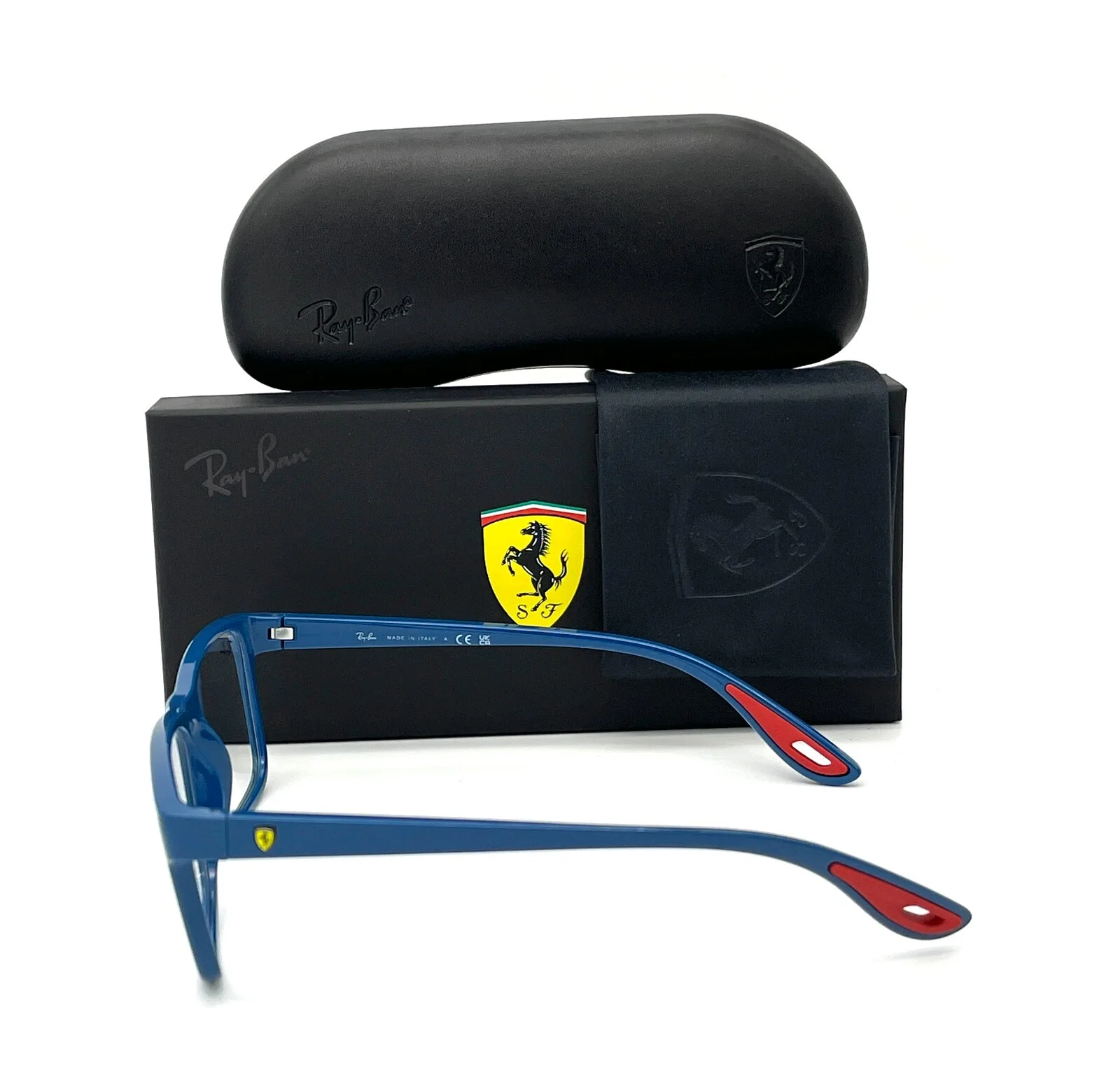 Ray Ban FERRARI RX7205M F669 Blue Vallarta / Demo Lens 54mm Eyeglasses RB72052M 3
