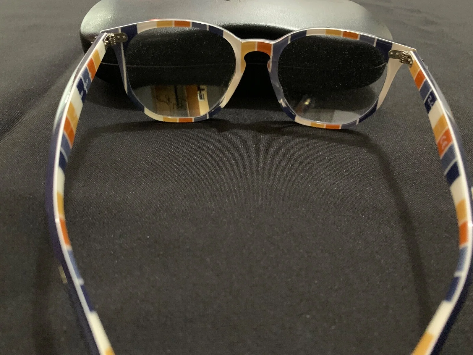 Ray Ban Hexagonal 7151 Blue Multi Inside Size 52 Eyeglasses 4