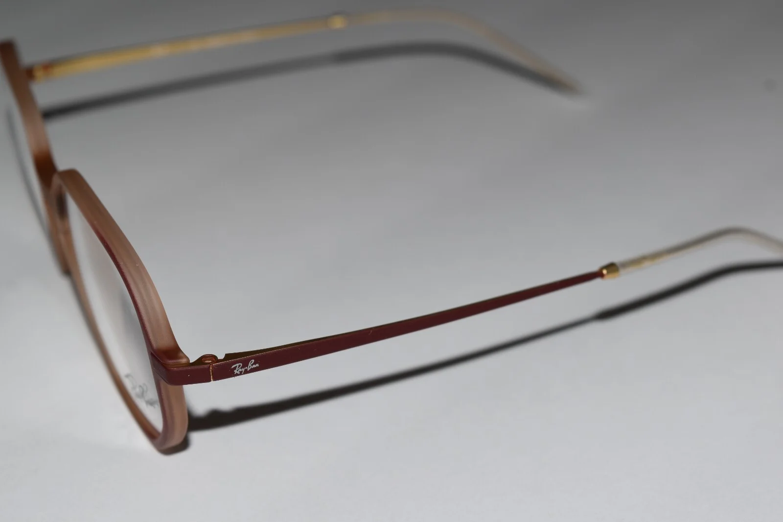 Ray-Ban Hexagonal Beige Bordeaux Optical RB7152 5793 50-19-145 Eyeglasses 3