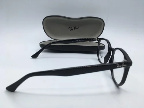Ray-Ban HEXAGONAL OPTICS Unisex Black Frame Demo Lens Irregular Eyeglasses 52MM 4