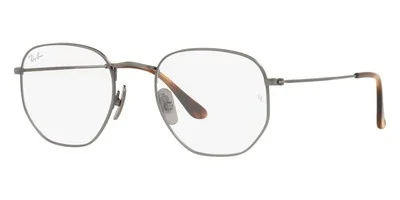 Ray-Ban Hexagonal RX8148V Eyeglasses Demigloss Gunmetal 51mm New 100% Authentic 2