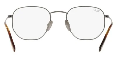 Ray-Ban Hexagonal RX8148V Eyeglasses Demigloss Gunmetal 51mm New 100% Authentic 4