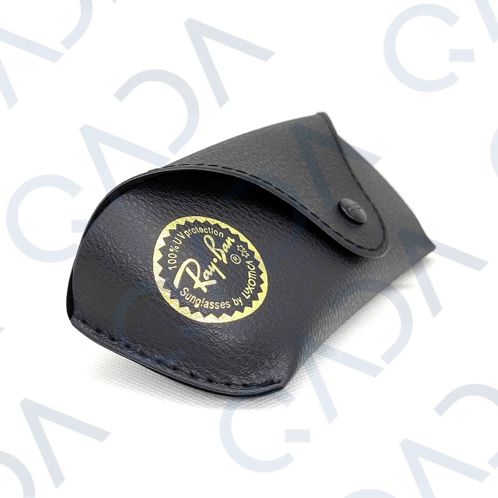 Ray ban Leather Pouch Universal Sunglasses Case with Cleaning Cloth & GiftBox 3